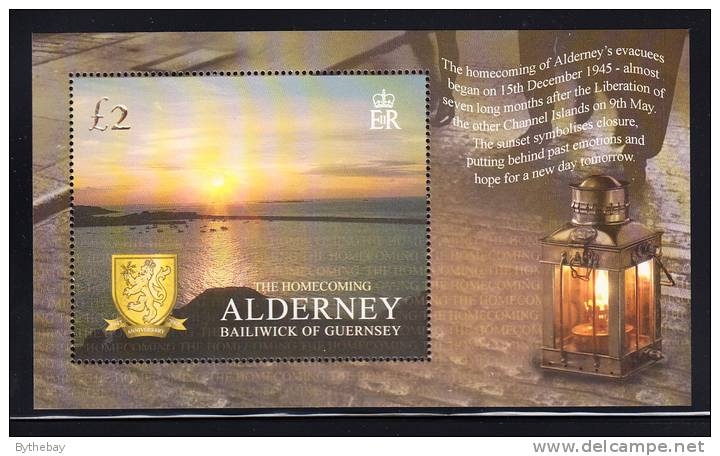 Alderney Scott #262 MNH Souvenir Sheet 2pd The Homecoming - Alderney