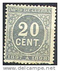 # Spain    MR   22, Mint, Ng,   SCV $7.50,      (shr022-1, Michel Kriegszwang 25 - Impuestos De Guerra