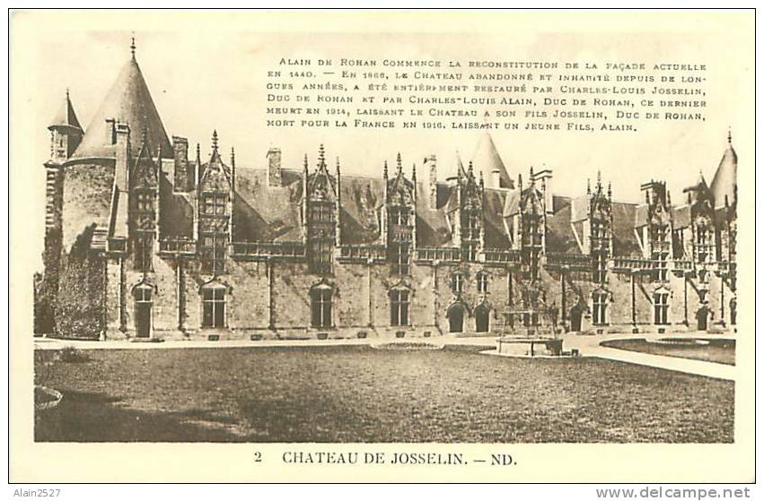 56 - Château De JOSSELIN (ND.  2) - Josselin