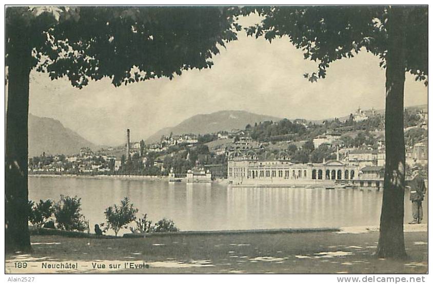 NEUCHÂTEL - Vue Sur L'Eyole (Phototypie Co, Neuchâtel, 189) - Neuchâtel