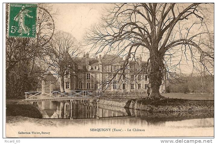 Cpa, Serquigny, Le Château - Serquigny