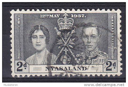 Nyasaland 1937 Mi. 51     2 P King George VI. Coronation - Nyassaland (1907-1953)