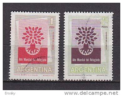 D0711 - ARGENTINA Yv N°616/17 - Usados