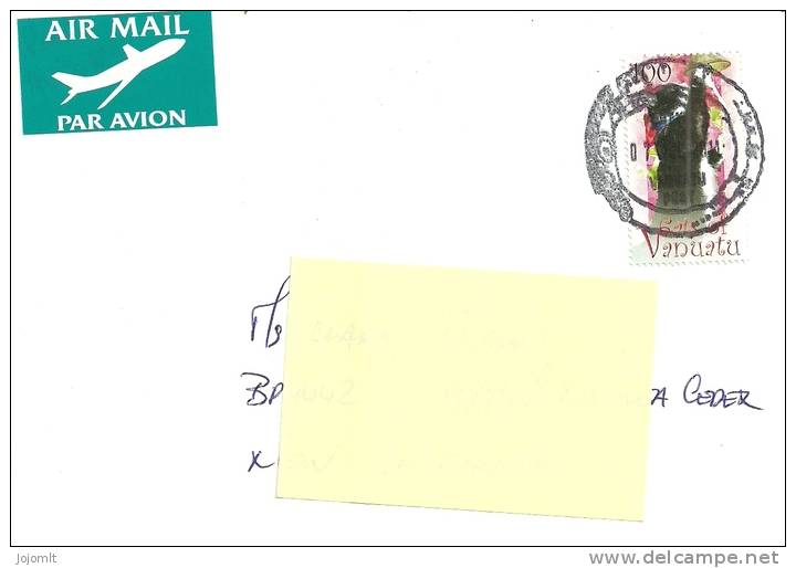 Vanuatu - Lettre - Letter - Marcophilie - Enveloppe Entière Ayant Voyagé - Vanuatu (1980-...)