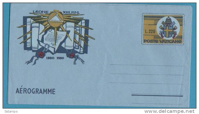 373  VATICAN  LETER AEROGRAMME    INTERESSANTE - Andere & Zonder Classificatie