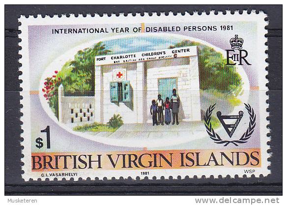 British Virgin Islands 1981 Mi. 418     1 $ International Year Of Disabled Persons MNH** - Britse Maagdeneilanden