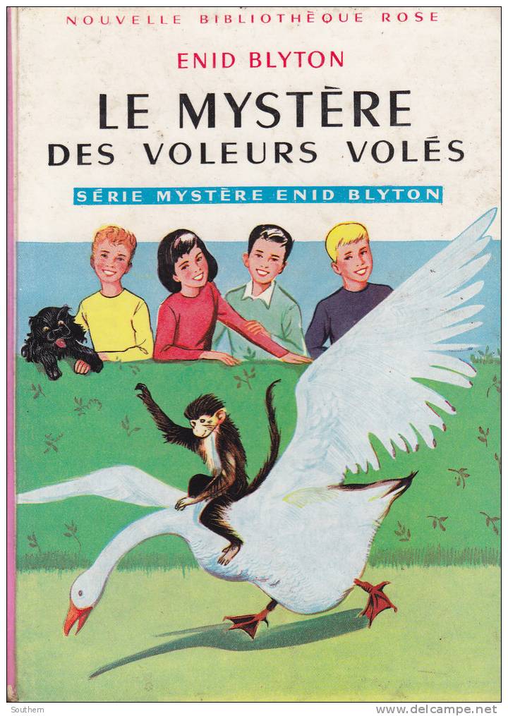 Bibliothéque Rose   Enid Blyton " Le Mystère Des Voleurs Volés +++TBE+++ - Bibliotheque Rose