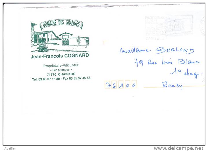 24/520   LETTRE  FRANCE - Wines & Alcohols