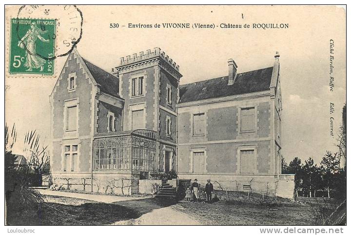 86 CHATEAU DE ROQUILLON ENVIRONS DE VIVONNE - Autres & Non Classés