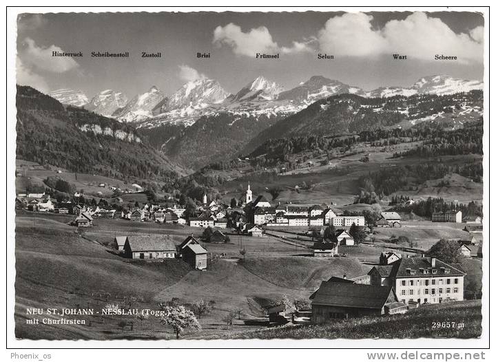 SWITZERLAND - NEU ST. JOHANN, Nesslau, Panorama, 1965. - Nesslau