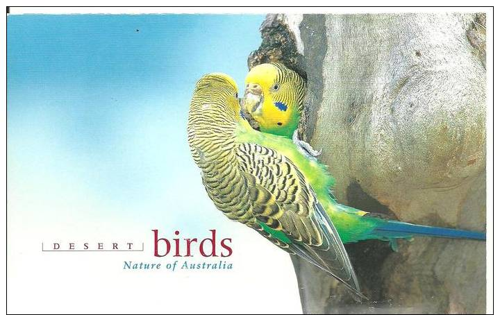 AUSTRALIA - 2001 DESERT BIRDS   - PRESENTATION PACK - Presentation Packs