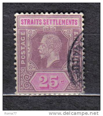 AP556 - MALACCA 1912, GV  Yvert N. 145 Used  Fil CAmult - Malacca