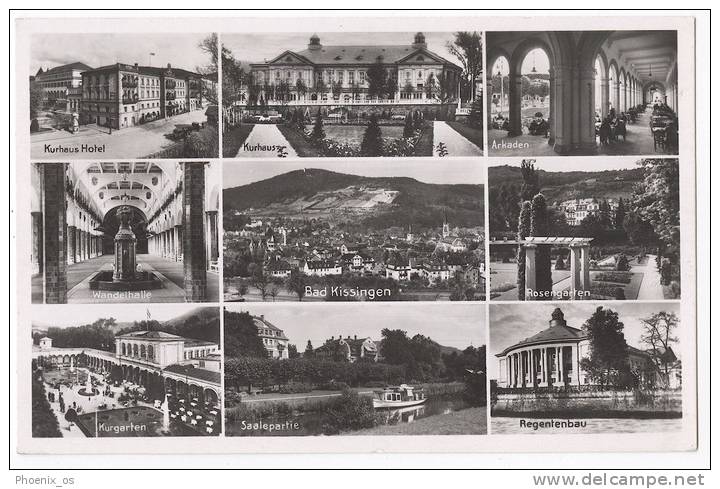 GERMANY - BAD KISSINGEN, Mosaic Postcard - Bad Kissingen