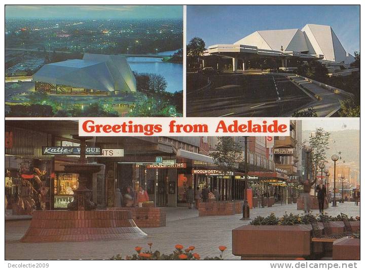 B27626  Adelaide Festival Centre The Rundle Mall Used Perfect Shape - Adelaide