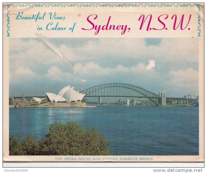 B27630 Beautiful Views In Color Of Sydney Ten Pictures Not Used Perfect Shape - Sydney