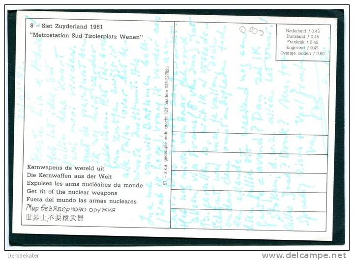Metrostation Sud-Tirolerplatz Wenen. Siet Zuyderland 1981. Nice! - Métro