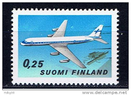 FIN Finnland 1969 Mi 665 Flugzeug - Unused Stamps