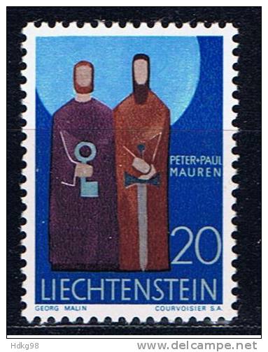 FL Liechtenstein 1967 Mi 487 Mng Patron - Nuovi