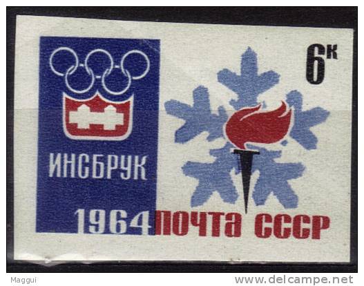 URSS  N° 2774  * *  NON DENTELE   Jo  1964  Logo Flamme - Invierno 1964: Innsbruck