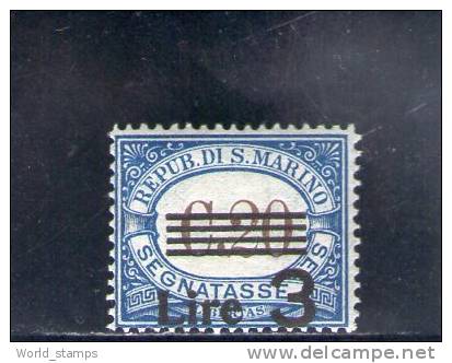 SAN MARINO 1940 * - Impuestos