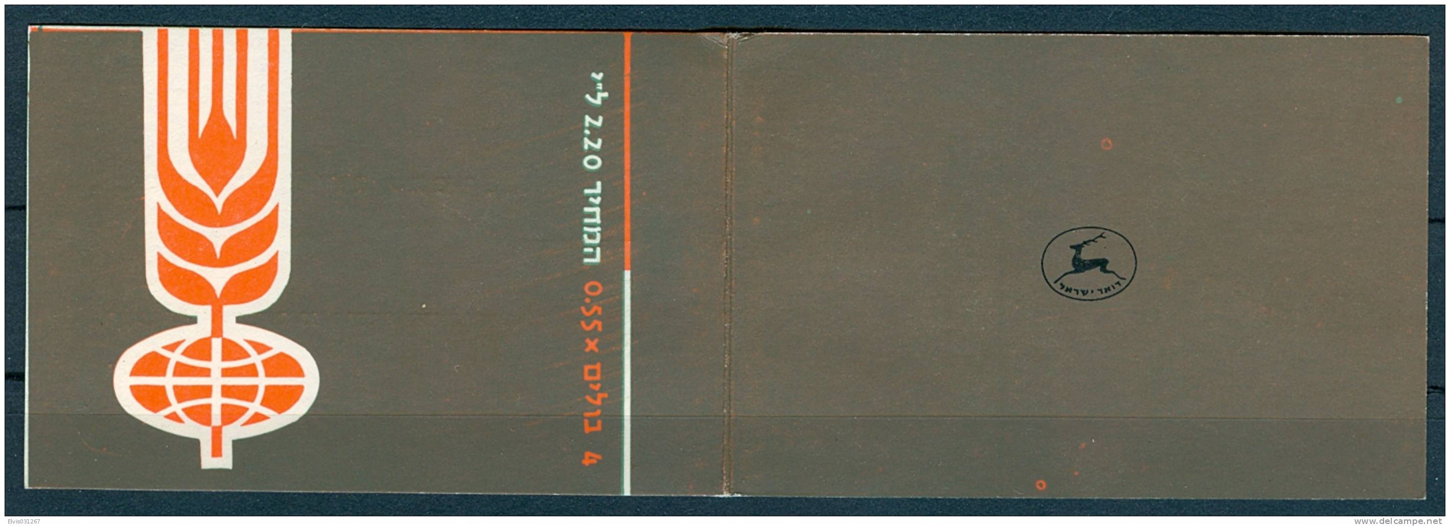 Israel BOOKLET - 1963, Michel/Philex Nr. : 282 "HUNGER", Mint Condition - TETE BECHE - Markenheftchen