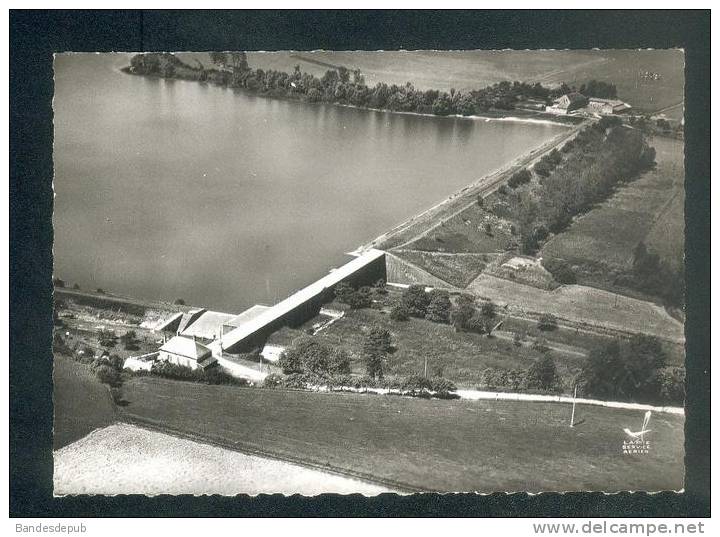 CPSM - En Avion Au-dessus De LE CHESNE (08) - Etangs De Bairon Grande Digue ( Vue Aérienne LAPIE 7) - Le Chesne