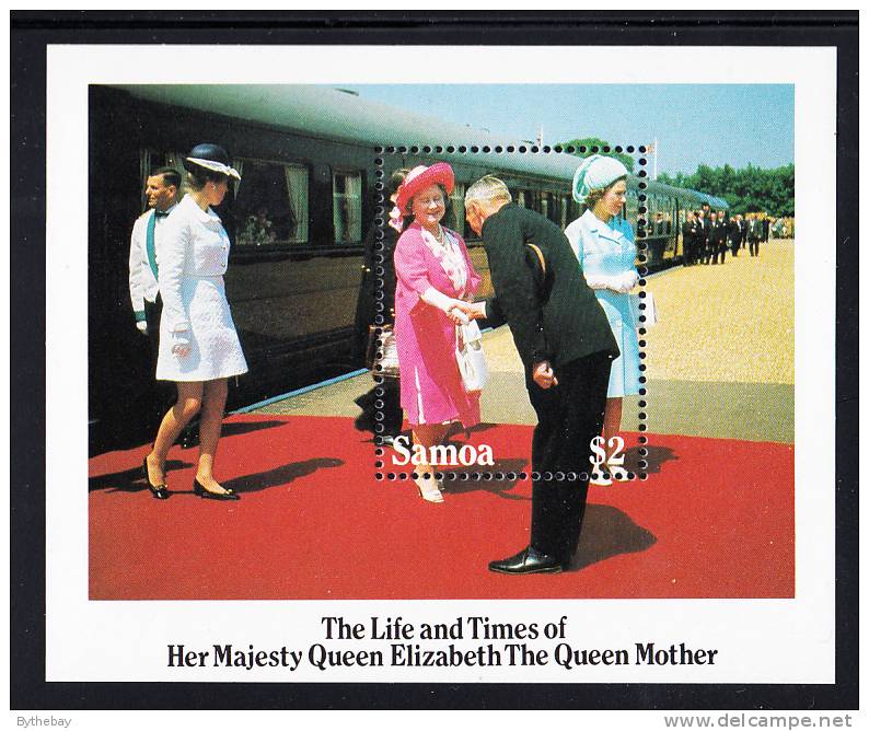 Samoa Scott #653 MNH Souvenir Sheet $2 Queen Mother´s 85th Birthday - Samoa