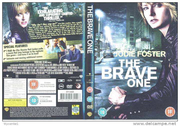 THE BRAVE ONE - Jodie Foster (Details In Scan) - Polizieschi