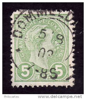 LUXEMBOURG  1895 -  YT   72 -  Oblitéré - 1895 Adolphe Right-hand Side