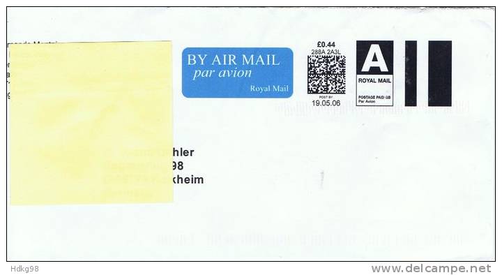 GB Großbritannien 2006 Mi Xx Internet-Marke 2008.05.19 GBP 0,44 - Unclassified