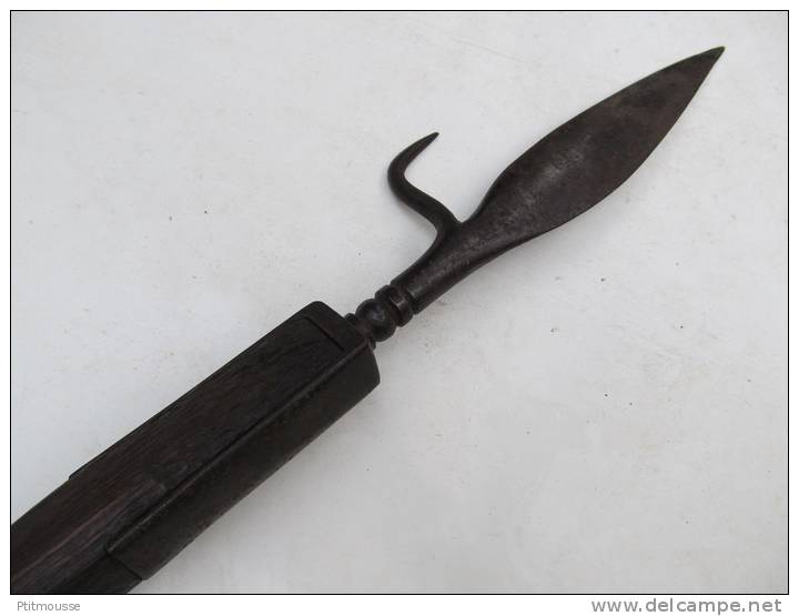 Ancien Esponton De Garde Vigne - Knives/Swords