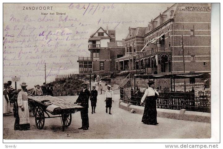 ZANDVOORT   NAAR HET STRAND  1906 - Zandvoort