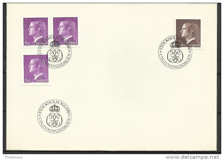 # Svezia Lettera FDC 16-6-1980 - FDC