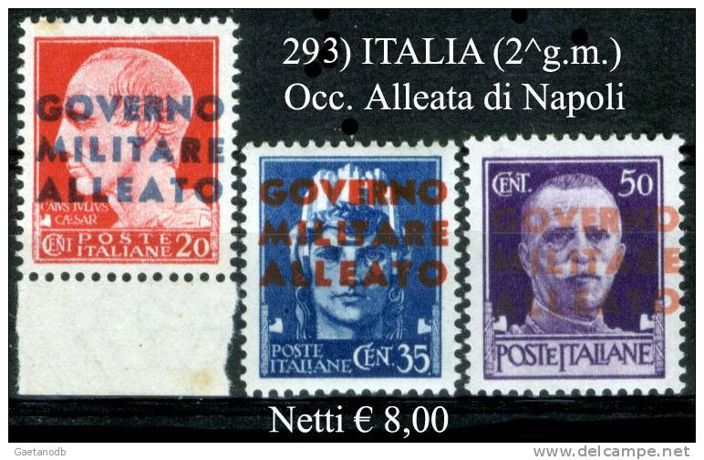 Italia-F00293 - Ocu. Anglo-Americana: Napoles