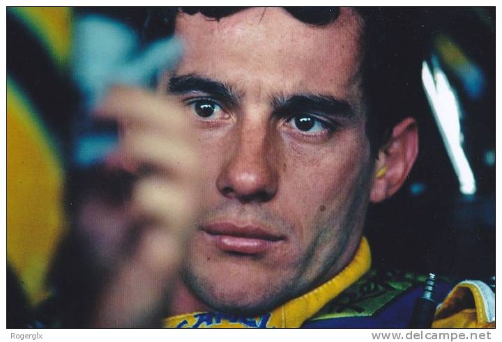 Brasil - Automobilismo -  Fotografia Original De Ayrton Senna / Brazil - Motoring - Original Photograph Of Ayrton Senna - Car Racing - F1
