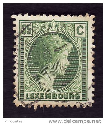 LUXEMBOURG  1930-31  -  YT   221 -  Oblitéré - 1926-39 Charlotte Di Profilo Destro