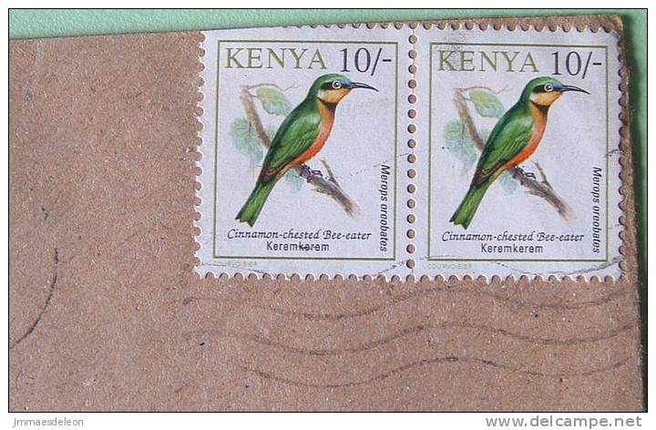 Kenya 1995 Cover To England UK - Birds Bee-eater - Kenya (1963-...)