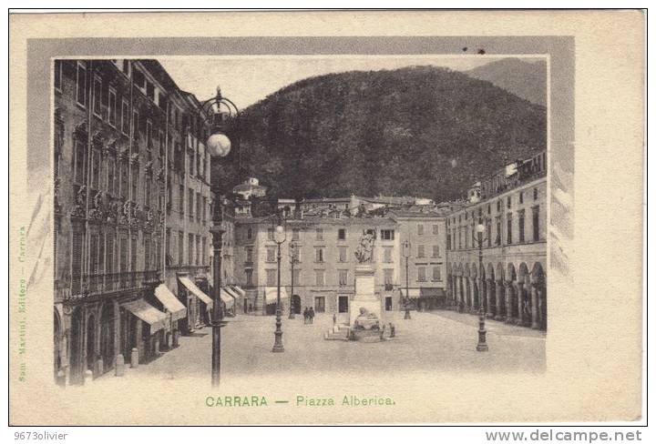 CARRARA  - Piazza  Alberica  RARE - Carrara