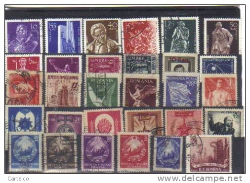 Bnk Romania 30 Stamps Used (11) - Collections