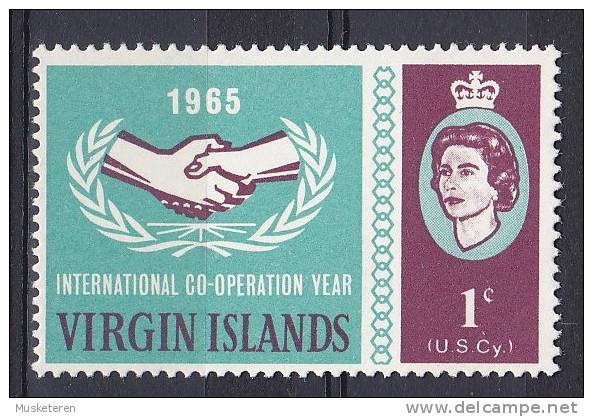 British Virgin Islands 1965 Mi. 157    1 C International Co-operation Year MNH** - Britse Maagdeneilanden