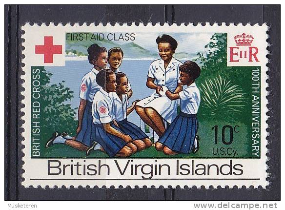 British Virgin Islands 1970 Mi. 223    10 C Red Cross Rotes Kreuz Croix Rouge MNH** - British Virgin Islands