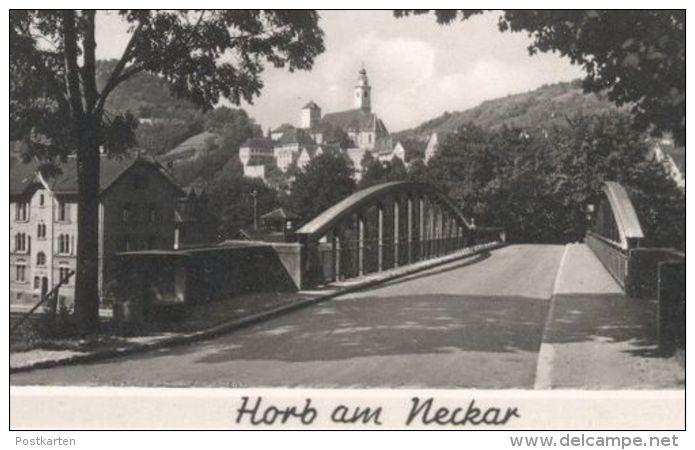 ALTE POSTKARTE GRUSS AUS HORB AM NECKAR PARTIE AM KANAL IHLINGER TOR GESAMTANSICHT Ansichtskarte AK Postcard Cpa - Horb