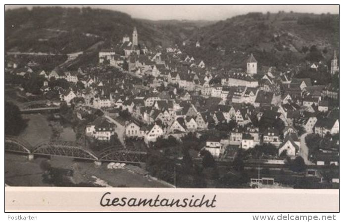 ALTE POSTKARTE GRUSS AUS HORB AM NECKAR PARTIE AM KANAL IHLINGER TOR GESAMTANSICHT Ansichtskarte AK postcard cpa