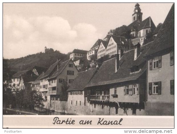 ALTE POSTKARTE GRUSS AUS HORB AM NECKAR PARTIE AM KANAL IHLINGER TOR GESAMTANSICHT Ansichtskarte AK postcard cpa