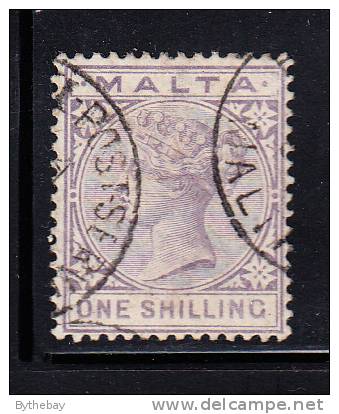 Malta Scott #13 Used 1sh Victoria - Malta (...-1964)