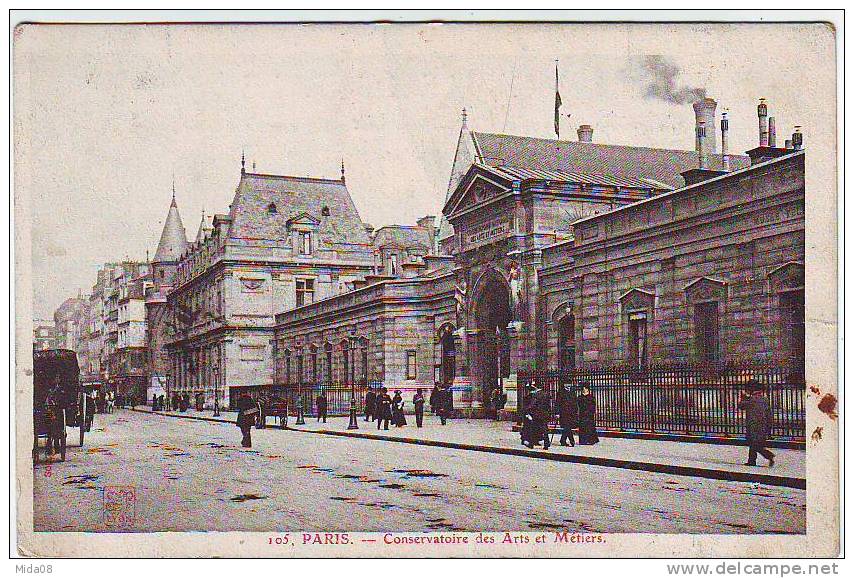 75. PARIS. CONSERVATOIRE DES ARTS ET METIERS. ANIMATION. - Enseignement, Ecoles Et Universités