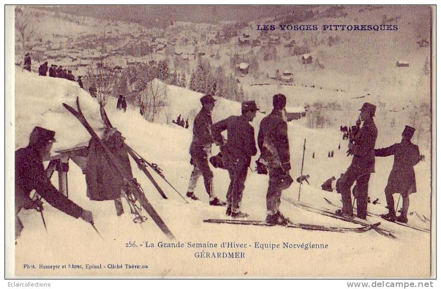 Gérardmer.. Grande Semaine D'hiver .. Ski-- ...Equipe Norvégienne  ( Voir Scan ) - Gerardmer