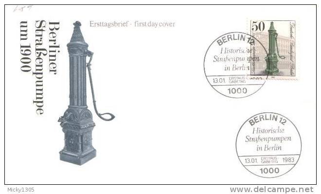 Germany / Berlin - Mi-Nr 689/692 FDC (y650)- - 1981-1990