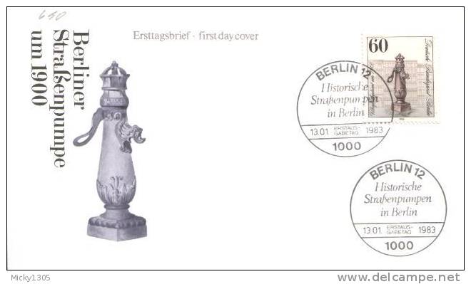 Germany / Berlin - Mi-Nr 689/692 FDC (y650)- - 1981-1990