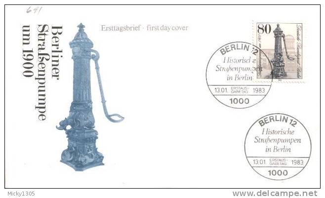 Germany / Berlin - Mi-Nr 689/692 FDC (y650)- - 1981-1990